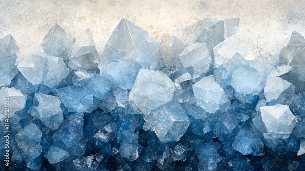 Blue Crystal Clusters A Stunning Mineral Formation Blue Crystal Clusters A Stunning Mineral Formation
