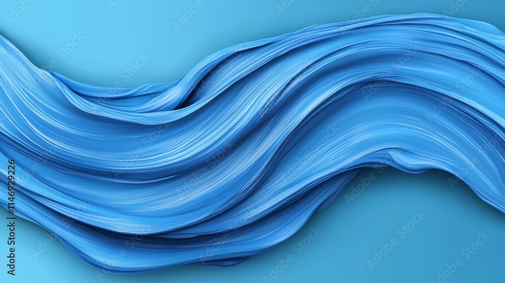 A blue abstract background with wavy lines A blue abstract background with wavy lines