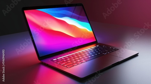 Laptop with Vibrant Display