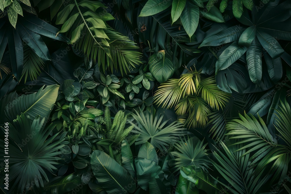 Clean, minimalistic view of rainforest. Clean, minimalistic view of rainforest.