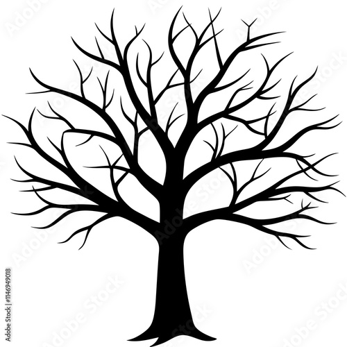 tree, without leaves Silhouette