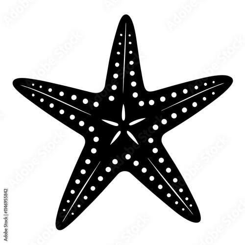 starfish silhouette vector illustrator