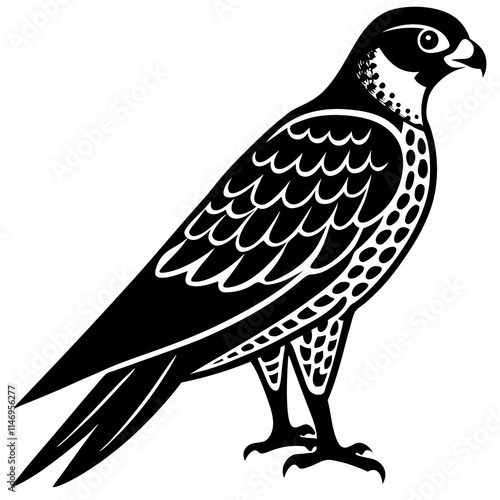 falcon  silhouette vector illustrator 