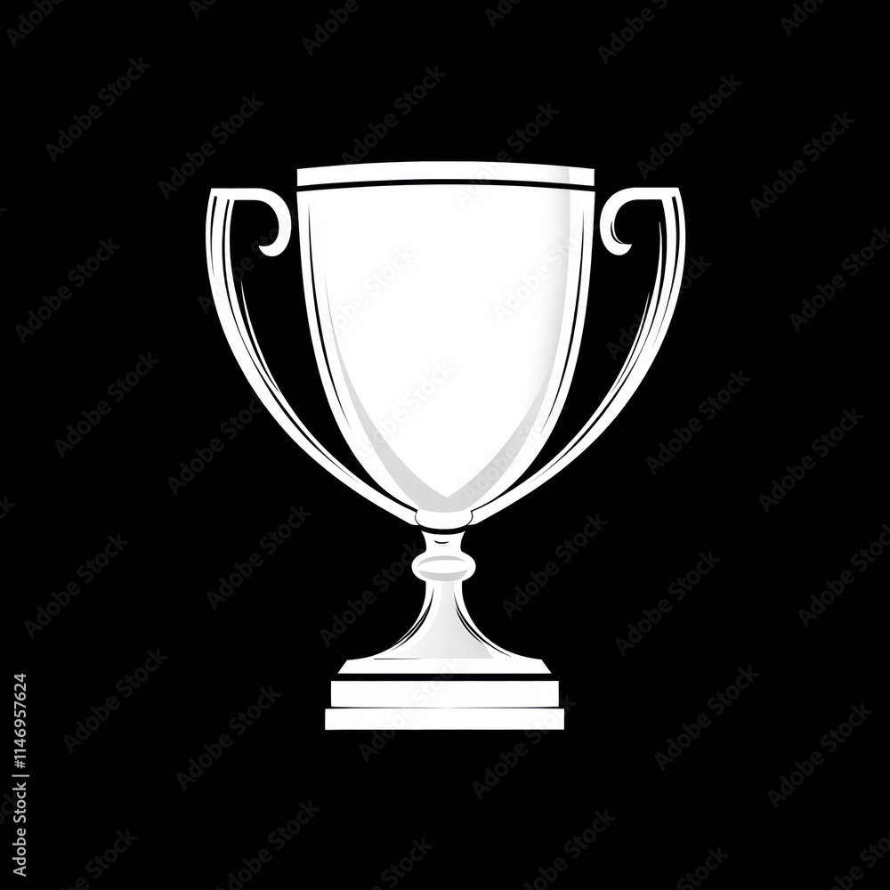 Vector illustration of trophy Vector illustration of trophy