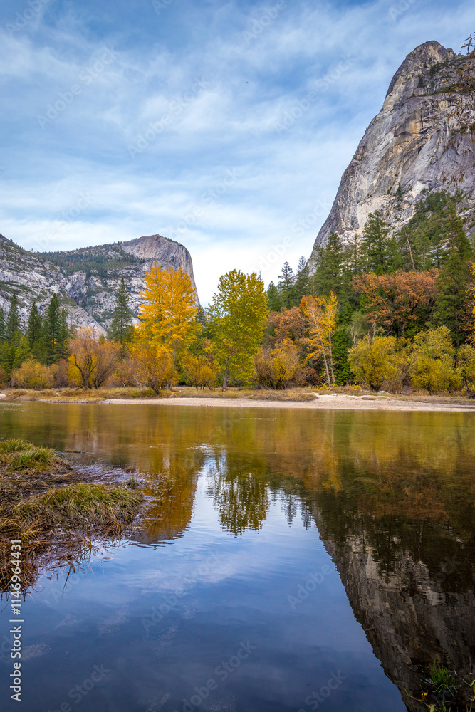 Autumn at Mirror Lake, Yosemite