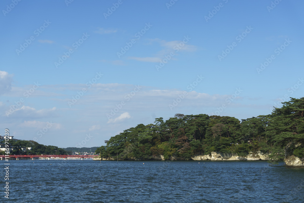 松島湾 遊覧船から眺める海の風景 Matsushima Bay Ocean view from a sightseeing boat 松島湾 遊覧船から眺める海の風景 Matsushima Bay Ocean view from a sightseeing boat