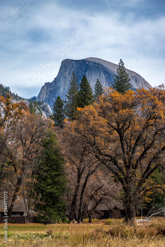 Obraz na płótnie Majestic Half Dome rises above Yosemite Valley w salonie