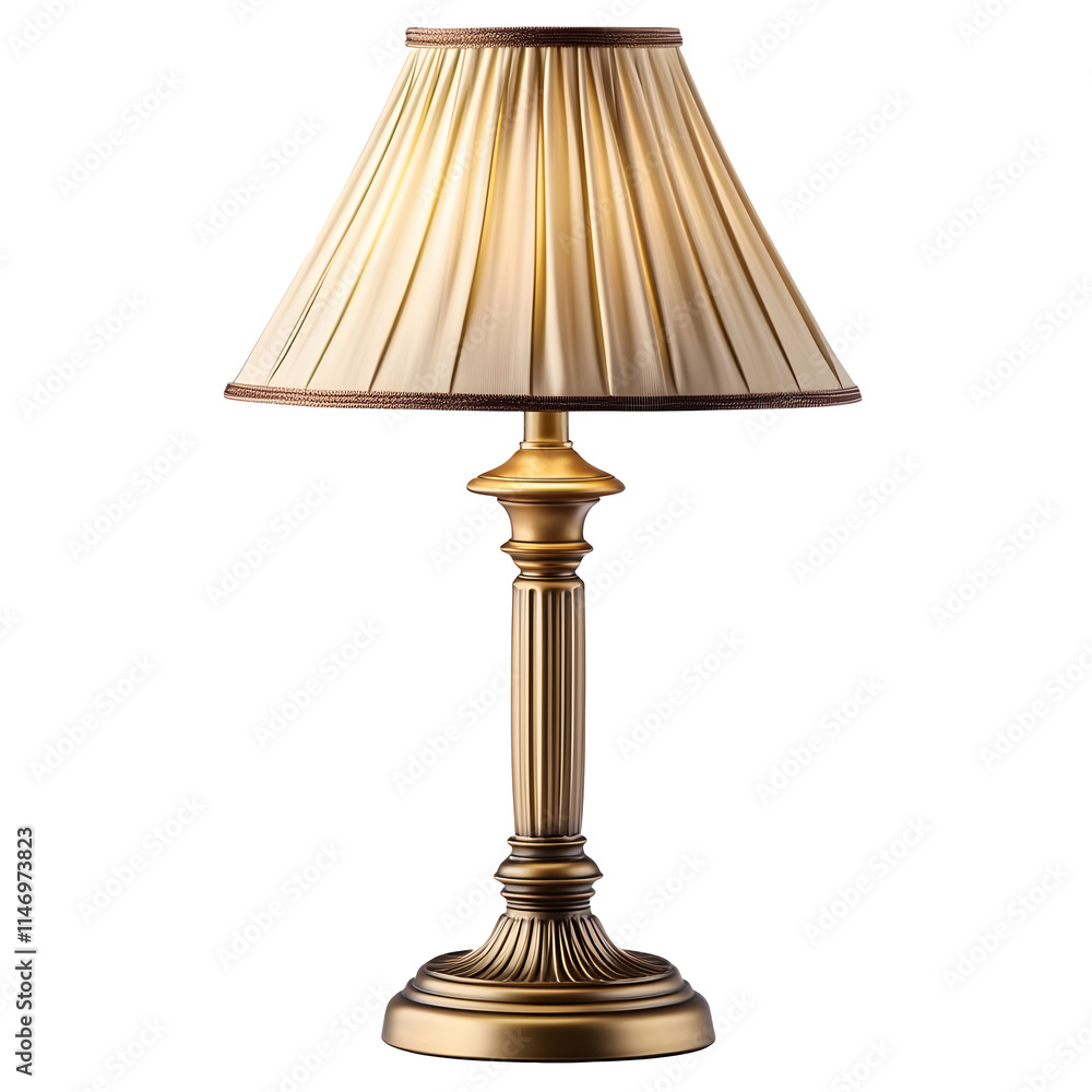 Table lamp isolated on white background Table lamp isolated on white background