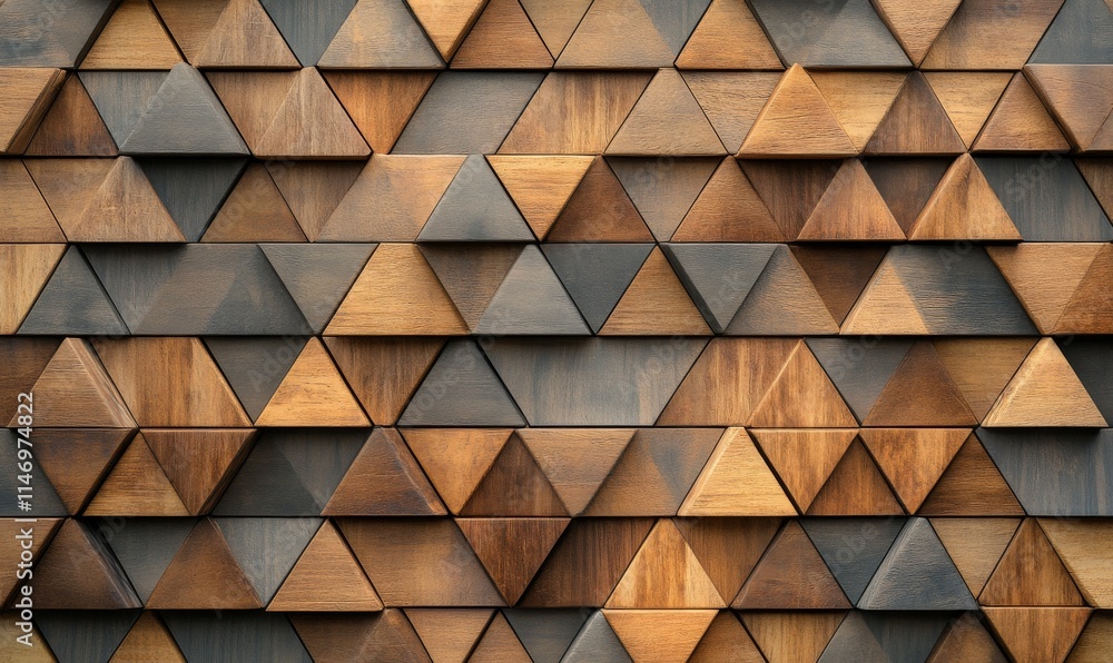Wood, Triangular Wall background with tiles. Timber, tile Wallpaper with Natural, 3D blocks. Wood, Triangular Wall background with tiles. Timber, tile Wallpaper with Natural, 3D blocks.
