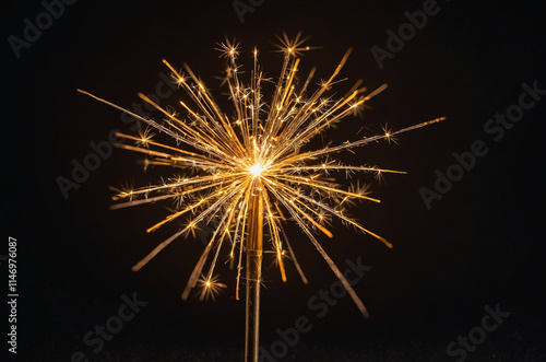 Wallpaper Mural sparkler on black background Torontodigital.ca