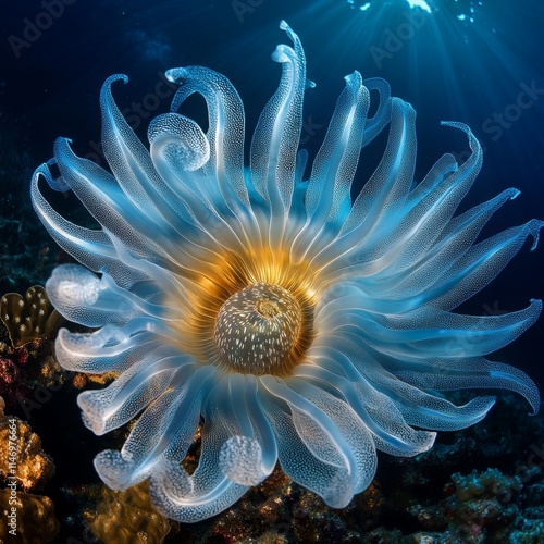 Underwater photography (spirograph spallanzanii) Bodrum, Mugla / TURKEY photo