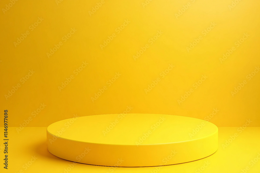 3D colorful bright podiums on vibrant background designed with generative AI 3D colorful bright podiums on vibrant background designed with generative AI