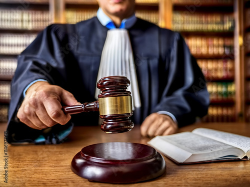 Wallpaper Mural a close-up of a judge delivering a judgement Torontodigital.ca