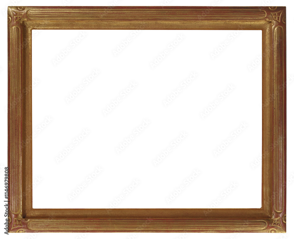 Lacquered wood picture frame in PNG format on a transparent background. Lacquered wood picture frame in PNG format on a transparent background.