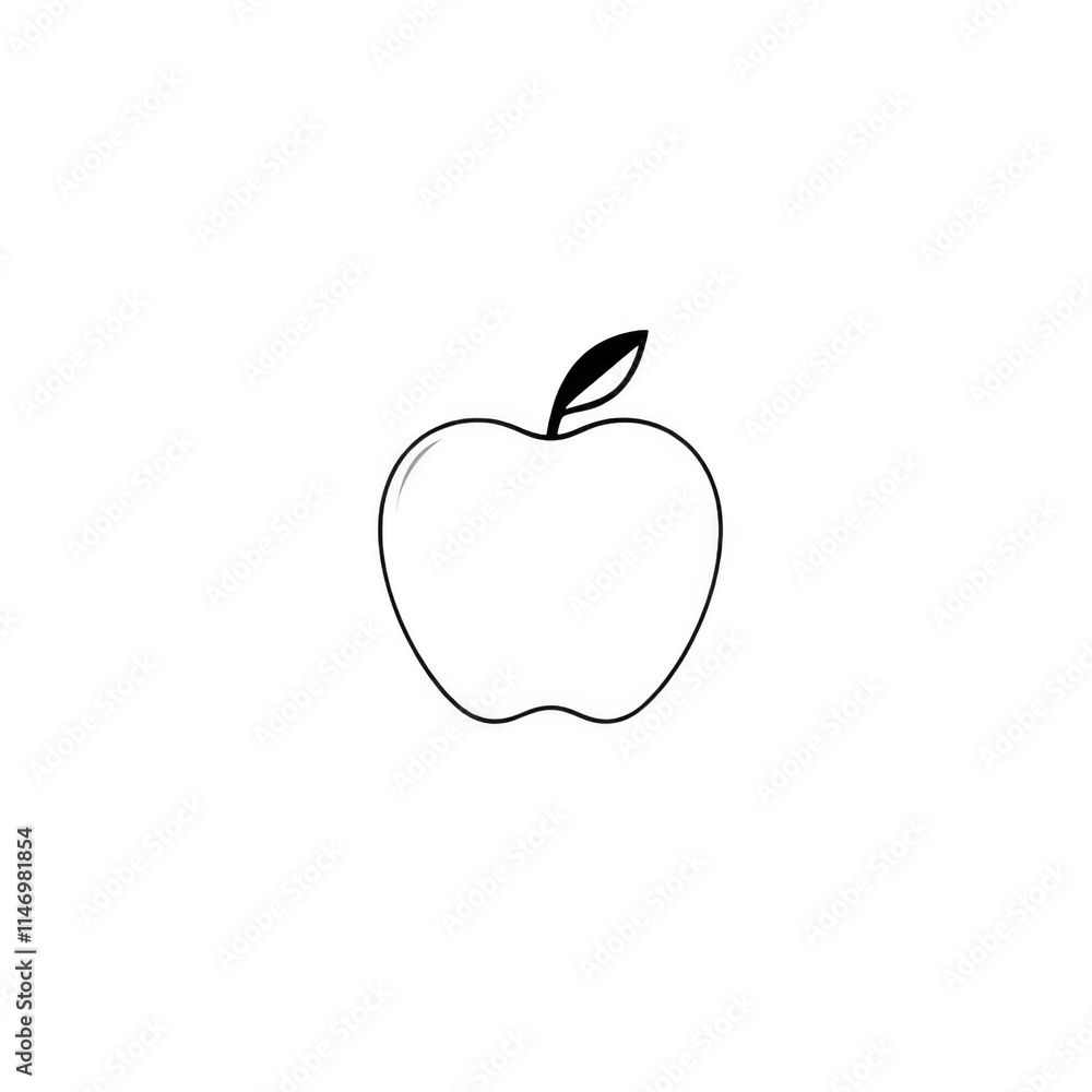 apple icon on transparent background apple icon on transparent background