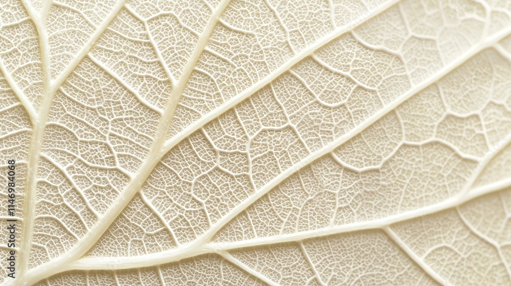 Obraz premium A close-up of the texture on one leaf showcasing its intricate details