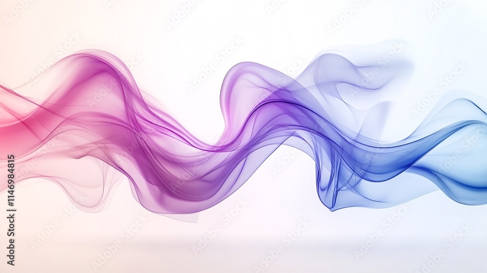 The image is a digital illustration of pink and blue smoke-like forms against a white background. The image is a digital illustration of pink and blue smoke-like forms against a white background.