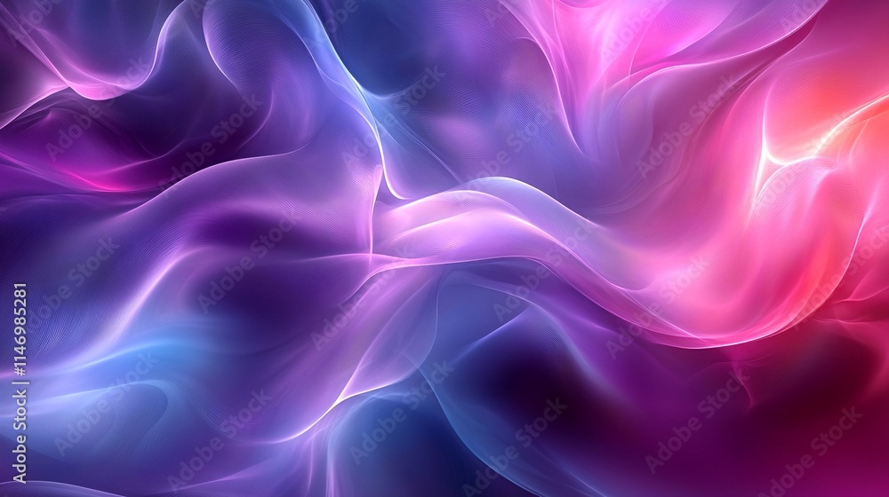 Abstract Art of Glowing Neon Lights and Colors. Abstract Art of Glowing Neon Lights and Colors.