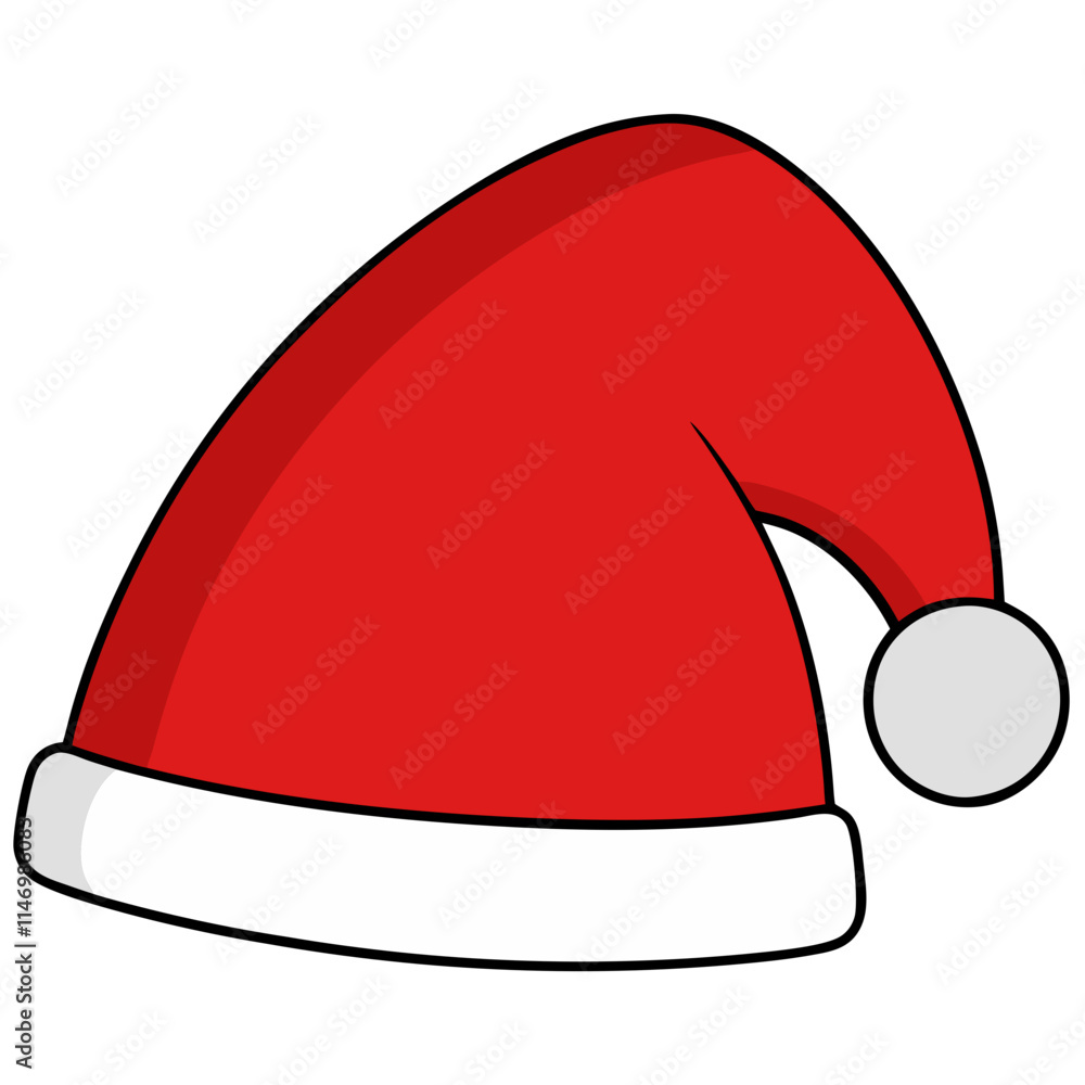 Christmas Hat PNG Illustration Isolated on Transparent Background for Holiday and Festive Designs Christmas Hat PNG Illustration Isolated on Transparent Background for Holiday and Festive Designs