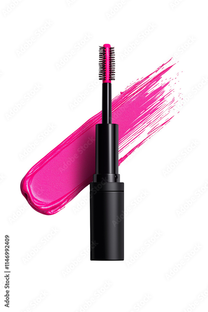 Obraz premium pink make up brushes