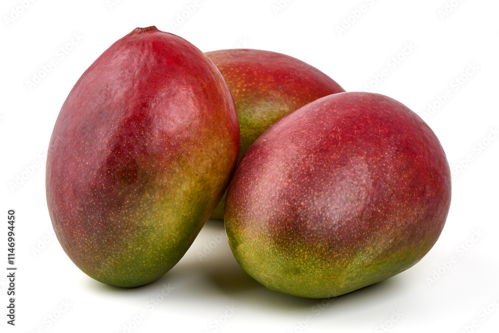 Mango, tropical fruit, isolated on white background. High resolution image. Mango, tropical fruit, isolated on white background. High resolution image.