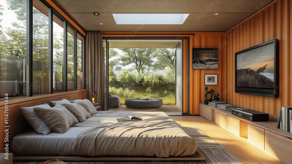 Fototapeta premium interior of tiny house