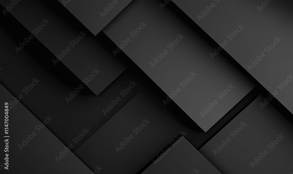 Abstract grayscale geometric shapes, layered. Abstract grayscale geometric shapes, layered.
