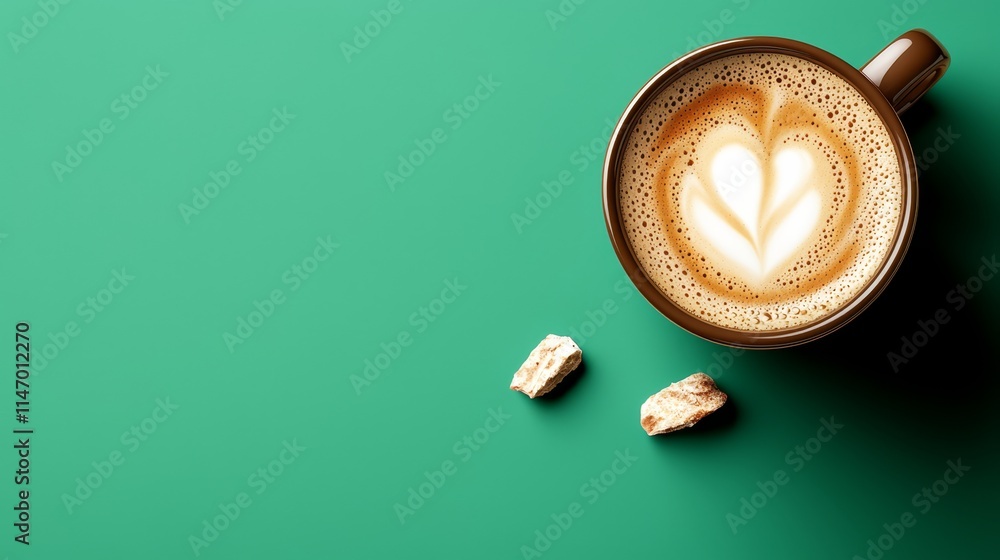 A cup of coffee with a heart drawn on it A cup of coffee with a heart drawn on it