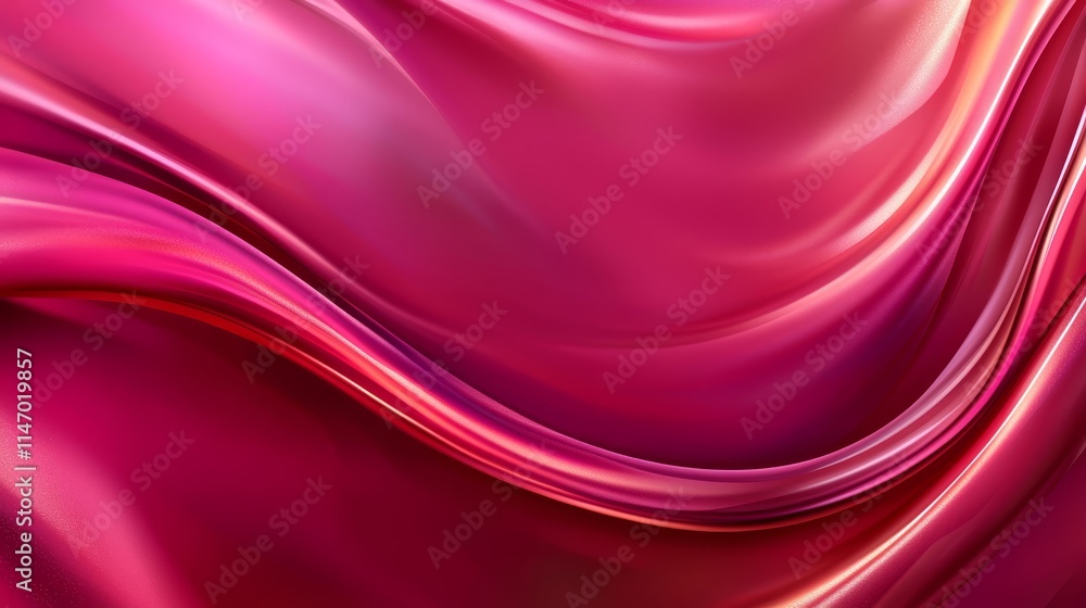 Obraz premium A close up of a pink and red satin background