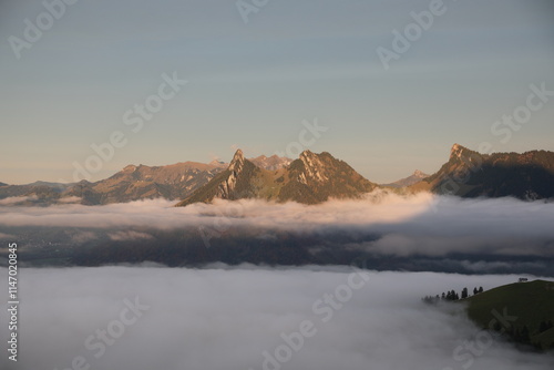 Sea of ​​clouds below Moléson, Switzerland

 photo