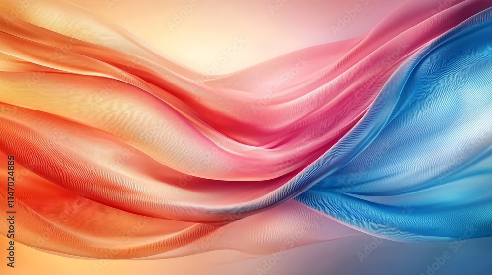 A pink and blue abstract background with wavy lines A pink and blue abstract background with wavy lines