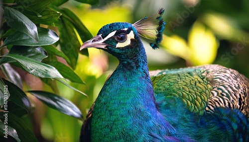 Wallpaper Mural peacock with feathers Torontodigital.ca