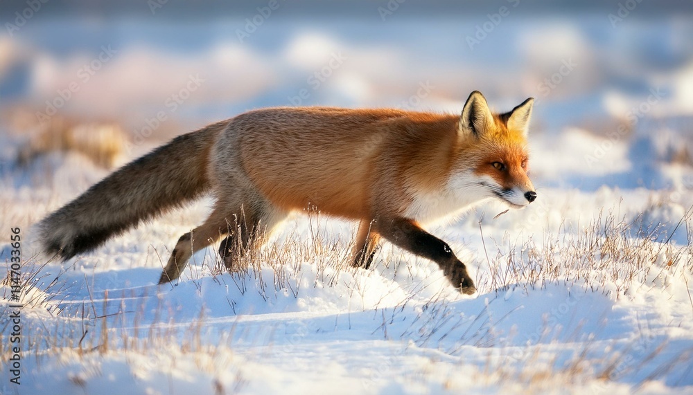Obraz premium red fox vulpes