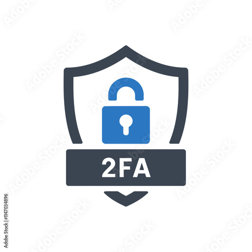 2FA Security Shield Icon