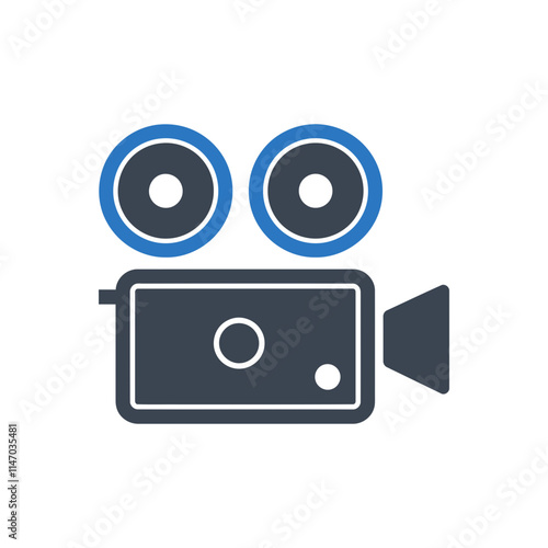 Modern Movie Camera Icon