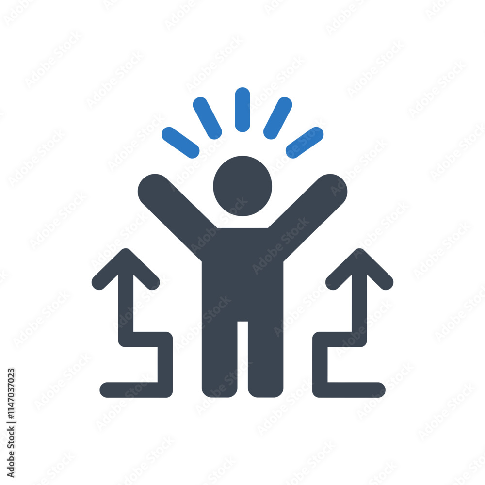 Obraz premium Growth Success Icon