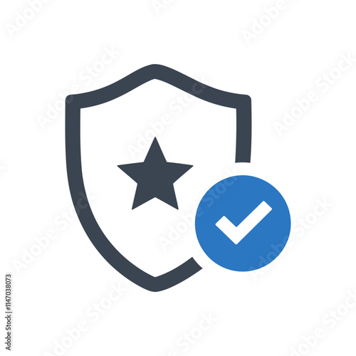 Shield Approval Badge Icon