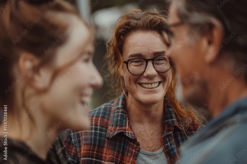 Group of friends having fun together outdoors. Smiling women and men Group of friends having fun together outdoors. Smiling women and men