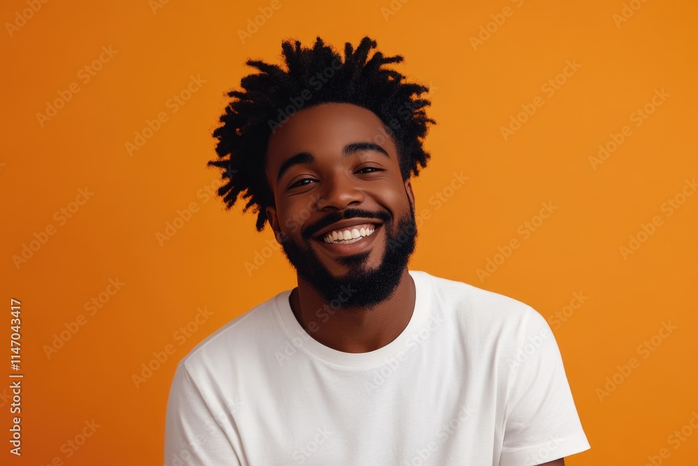 Happy young man with positive attitude in photo. Happy young man with positive attitude in photo.