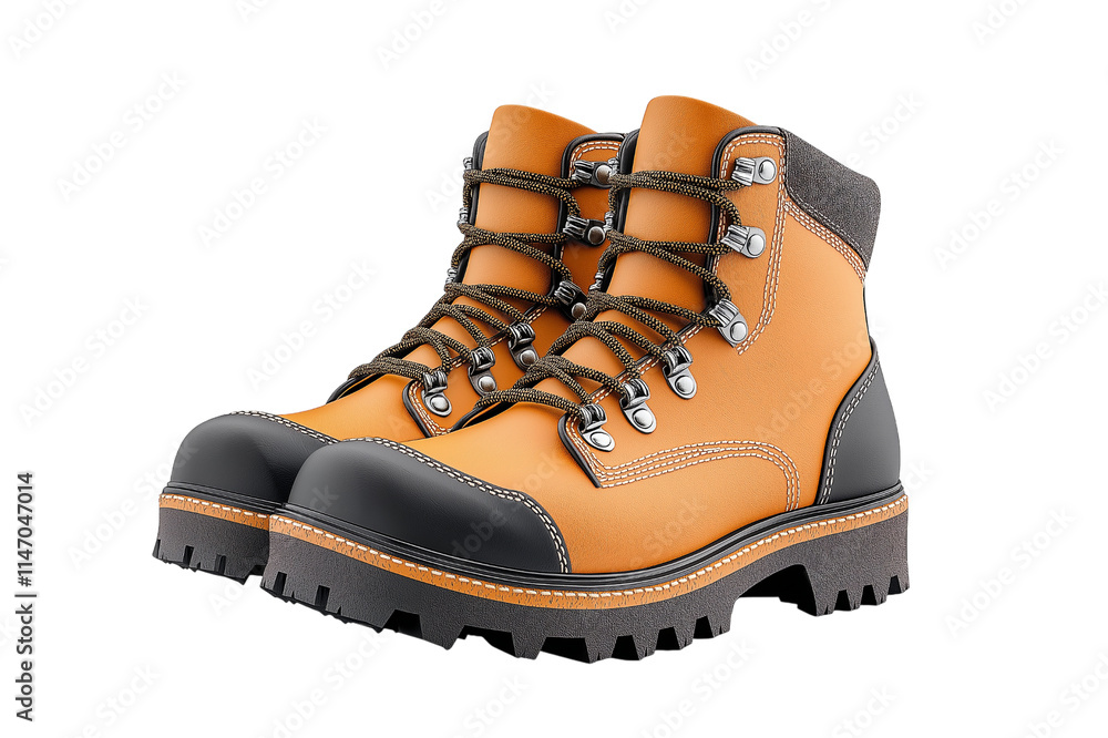 boots isolated on white boots isolated on white