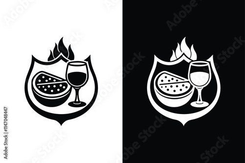 Tapas  icon vector on White Background ,Vector Art Illustration on white background.