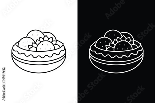 Tapas  icon vector on White Background ,Vector Art Illustration on white background.