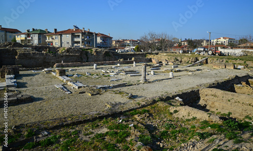 Perinthos Ancient City is in Marmara Ereglisi, Tekirdag, Turkey. photo