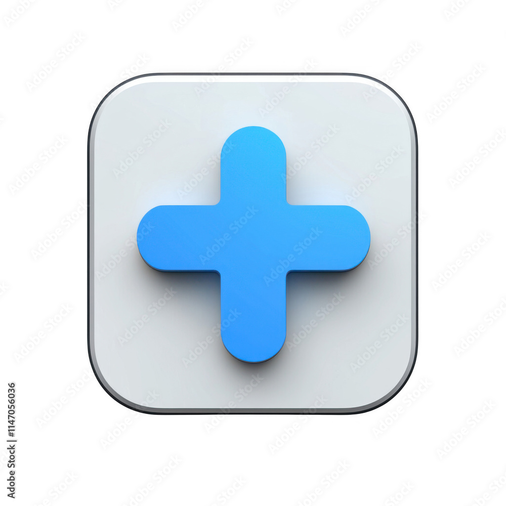 Blue icon of Plus isolated on a transparent background Minimalist flat icon, vector logo style sign clipart on a no background png Blue icon of Plus isolated on a transparent background Minimalist flat icon, vector logo style sign clipart on a no background png