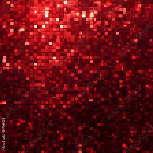 red square glitter texture sparkly background red tiles festive wallpaper