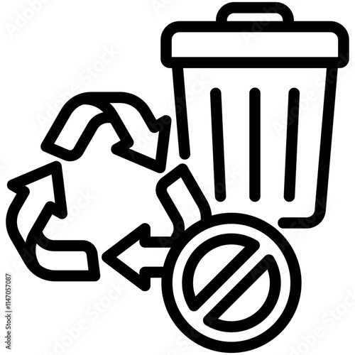 Non Biodegradable Icon