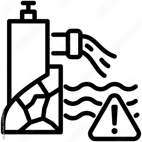 Water Pollution Icon