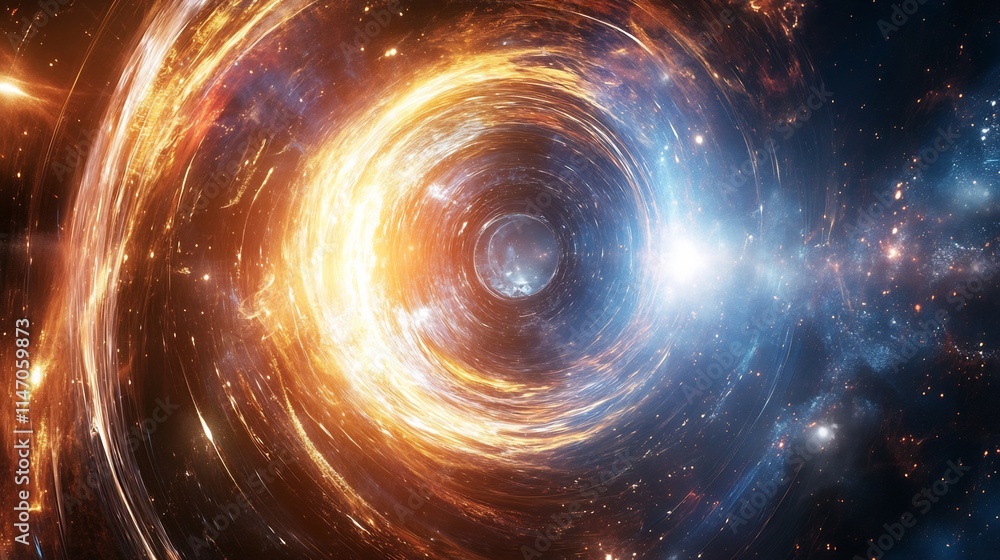 Obraz premium Russian scientist using quantum entanglement communicate advanced alien civilization across multiverse Their mission uncovers secret of cosmic energy field future of humanity's exploration of universe