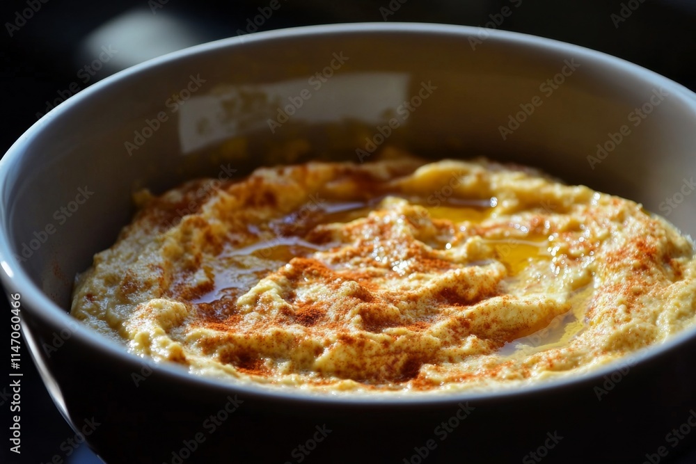Creamy Hummus in a Bowl - A Delicious Dip Creamy Hummus in a Bowl - A Delicious Dip