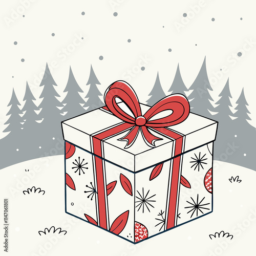 Ornaments for Christmas tree. Vector Illustration.